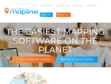 Tablet Screenshot of mapline.com